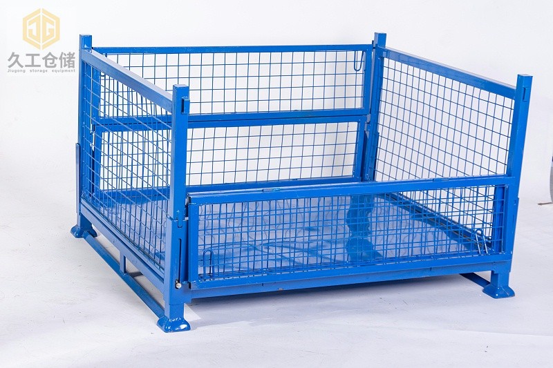 干貨！金屬周轉(zhuǎn)箱，可折疊網(wǎng)箱，南京久工倉儲周轉(zhuǎn)箱廠家