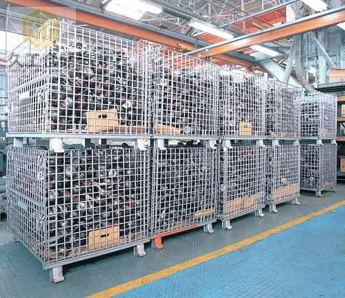 折疊式倉儲(chǔ)籠主要特點(diǎn)有哪些？南京久工倉儲(chǔ)設(shè)備