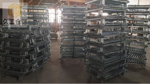 久工倉儲(chǔ)設(shè)備定制倉儲(chǔ)籠堆垛打包發(fā)貨前檢查，南京倉儲(chǔ)籠廠家-倉庫籠蝴蝶籠支持定制