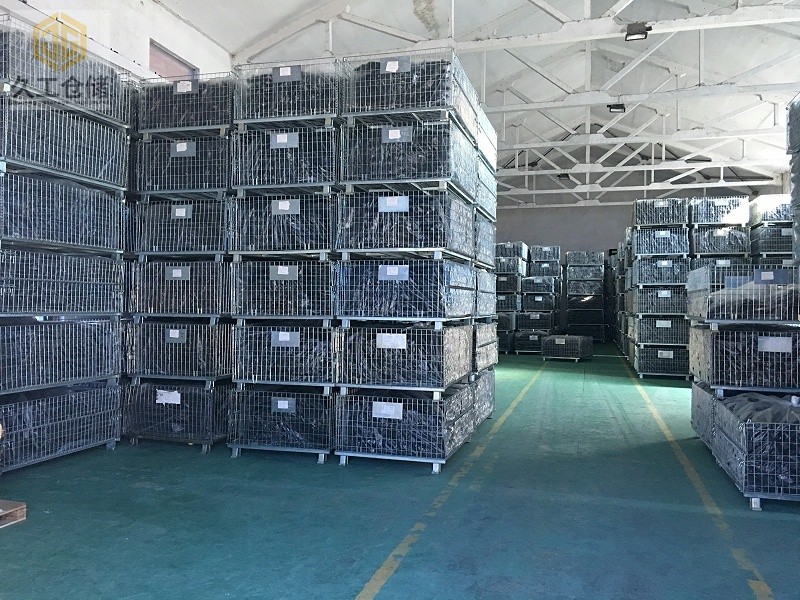 久工倉儲籠南京倉儲籠廠家，折疊式倉儲籠實體工廠-久工倉儲設備