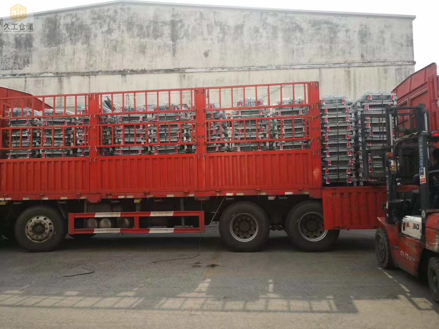 南京久工倉儲設備-倉儲籠 網層板發(fā)貨實拍照片（3）