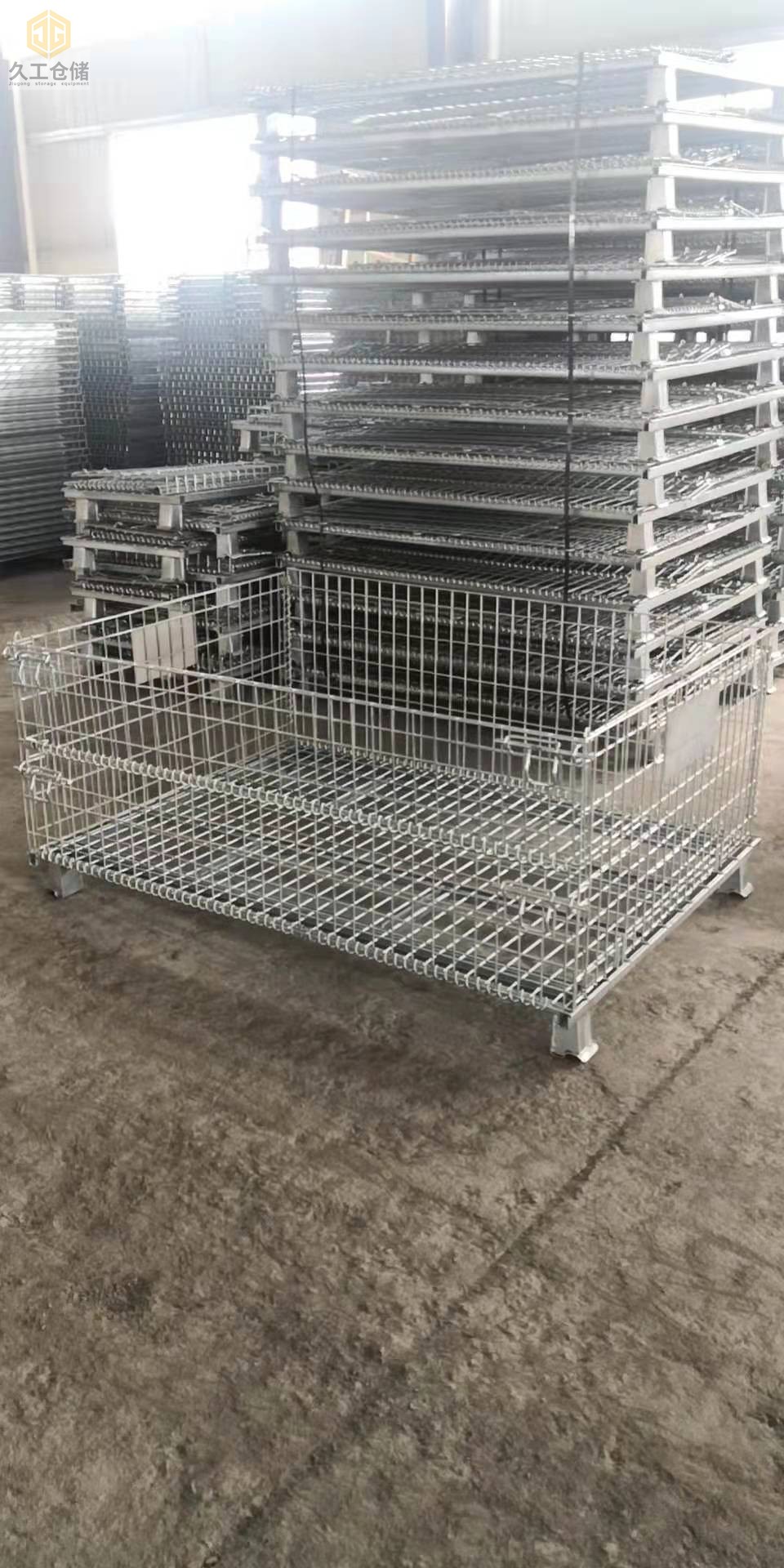 久工倉(cāng)儲(chǔ)-久久帶大家一起了解折疊式儲(chǔ)物籠的特點(diǎn)、