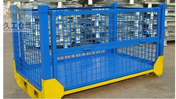 可折疊網(wǎng)箱，鋼制料箱，金屬周轉(zhuǎn)箱，南京久工周轉(zhuǎn)箱廠家