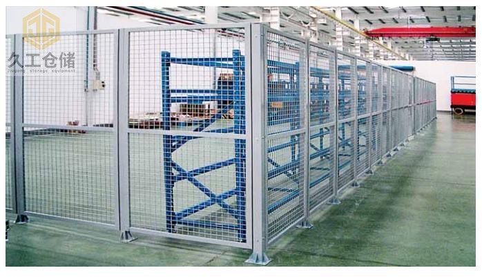 久工倉儲車間隔離網，圍欄網護欄網的定制，南京浦口橋林工業(yè)園
