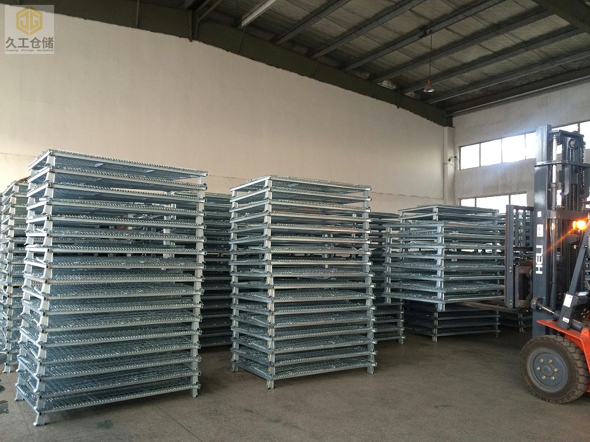 久工倉儲倉庫久工倉儲籠擺放，常規(guī)倉儲籠庫存，發(fā)貨場景-南京倉儲籠廠家