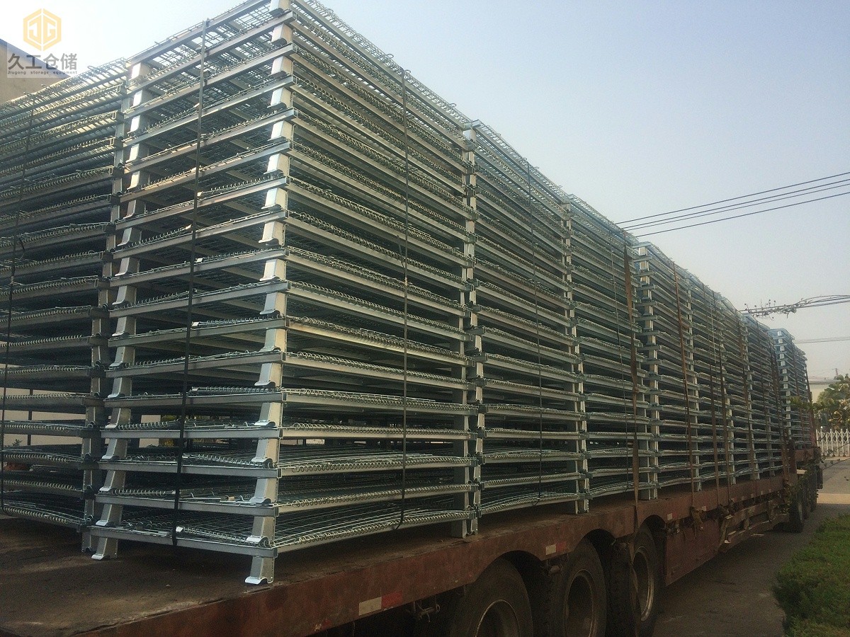 久工倉儲倉庫久工倉儲籠擺放，常規(guī)倉儲籠庫存，發(fā)貨場景-南京倉儲籠廠家
