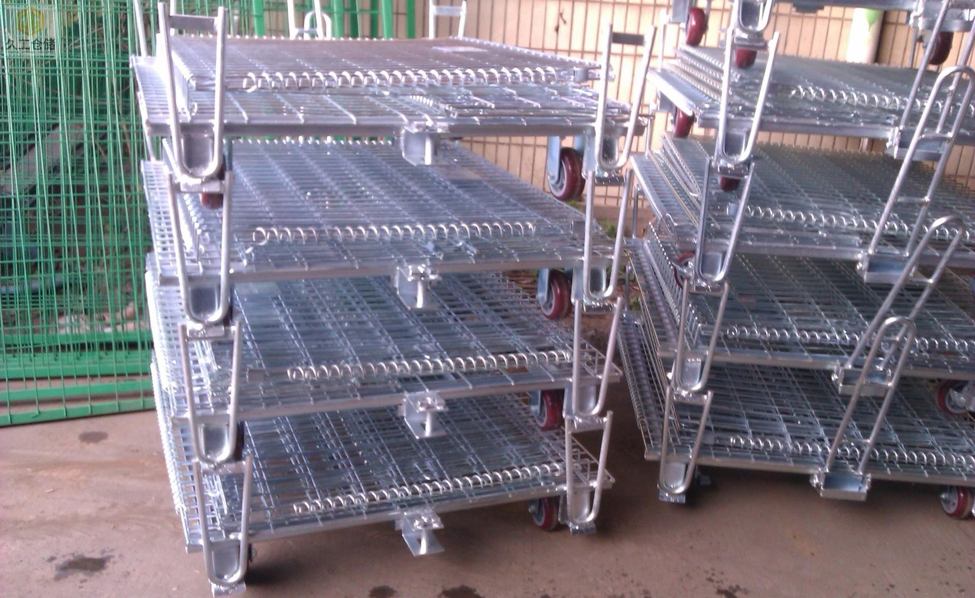 折疊式倉儲籠和木質(zhì)周轉(zhuǎn)箱的共同點和區(qū)別？久工倉儲設(shè)備