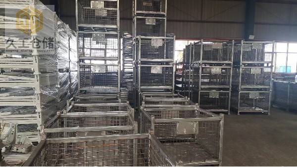 鋼制料箱-金屬周轉(zhuǎn)箱-金屬網(wǎng)格鐵框-生產(chǎn)支持定制，南京久工倉儲(chǔ)設(shè)備