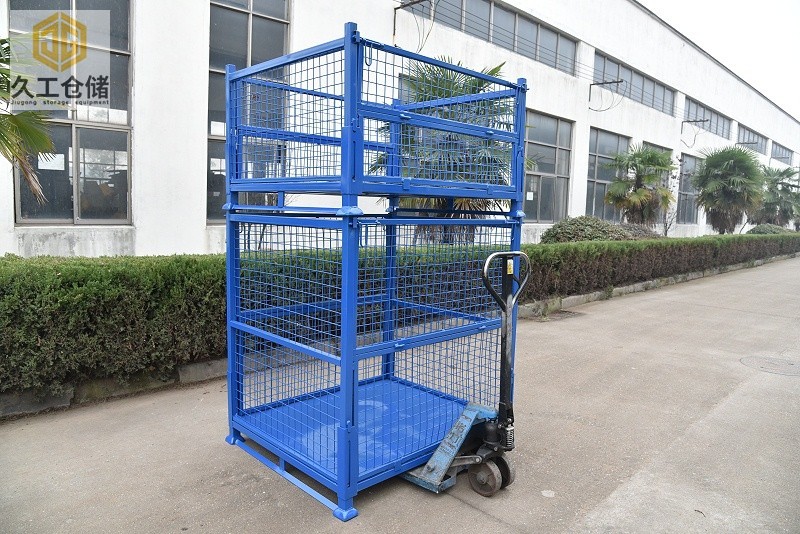 南京可折疊網(wǎng)箱，鐵板箱、波紋板箱、鋼制料箱 ，金屬周轉(zhuǎn)箱廠家。