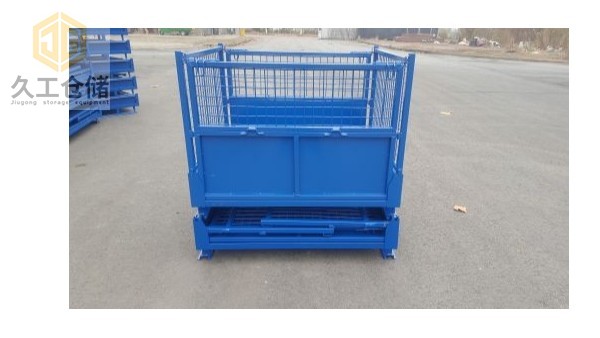 可折疊網(wǎng)箱，鋼制料箱，金屬周轉(zhuǎn)箱批發(fā)生產(chǎn)？南京久工倉(cāng)儲(chǔ)設(shè)備
