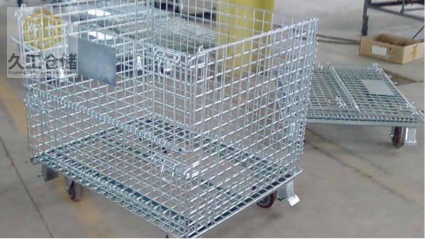 倉儲(chǔ)籠是構(gòu)成倉儲(chǔ)系統(tǒng)的重要組成-折疊式倉儲(chǔ)籠，南京久工倉儲(chǔ)設(shè)備