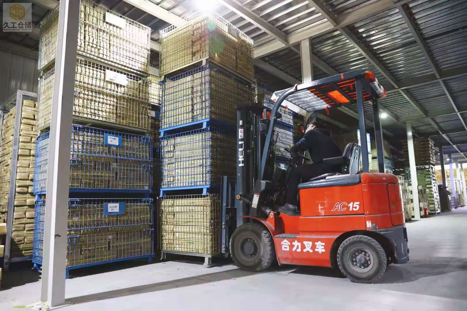 南京久工倉儲(chǔ)籠出口標(biāo)準(zhǔn)，折疊式倉儲(chǔ)籠質(zhì)量管控嚴(yán)格，久工倉儲(chǔ)設(shè)備