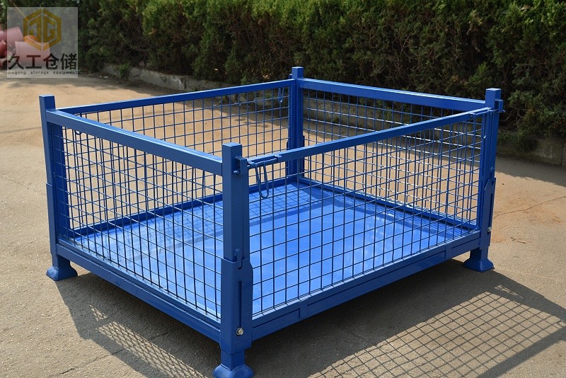 常用的倉(cāng)儲(chǔ)設(shè)備-金屬周轉(zhuǎn)箱,鋼制料箱組裝流程？南京久工倉(cāng)儲(chǔ)設(shè)備-鐵框廠家