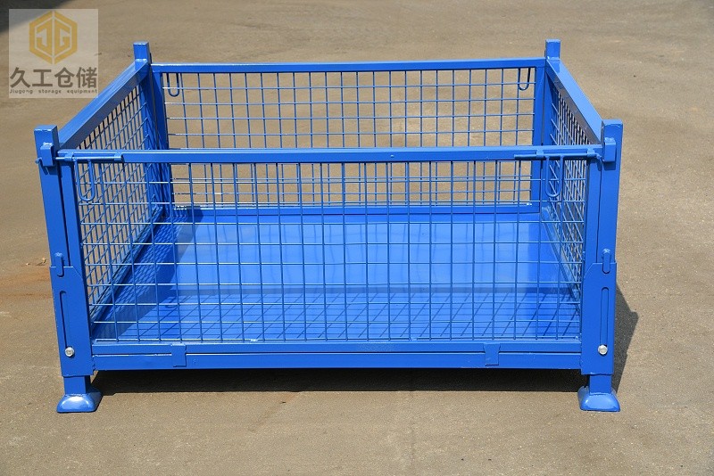 常用的倉(cāng)儲(chǔ)設(shè)備-金屬周轉(zhuǎn)箱,鋼制料箱組裝流程？南京久工倉(cāng)儲(chǔ)設(shè)備-鐵框廠家