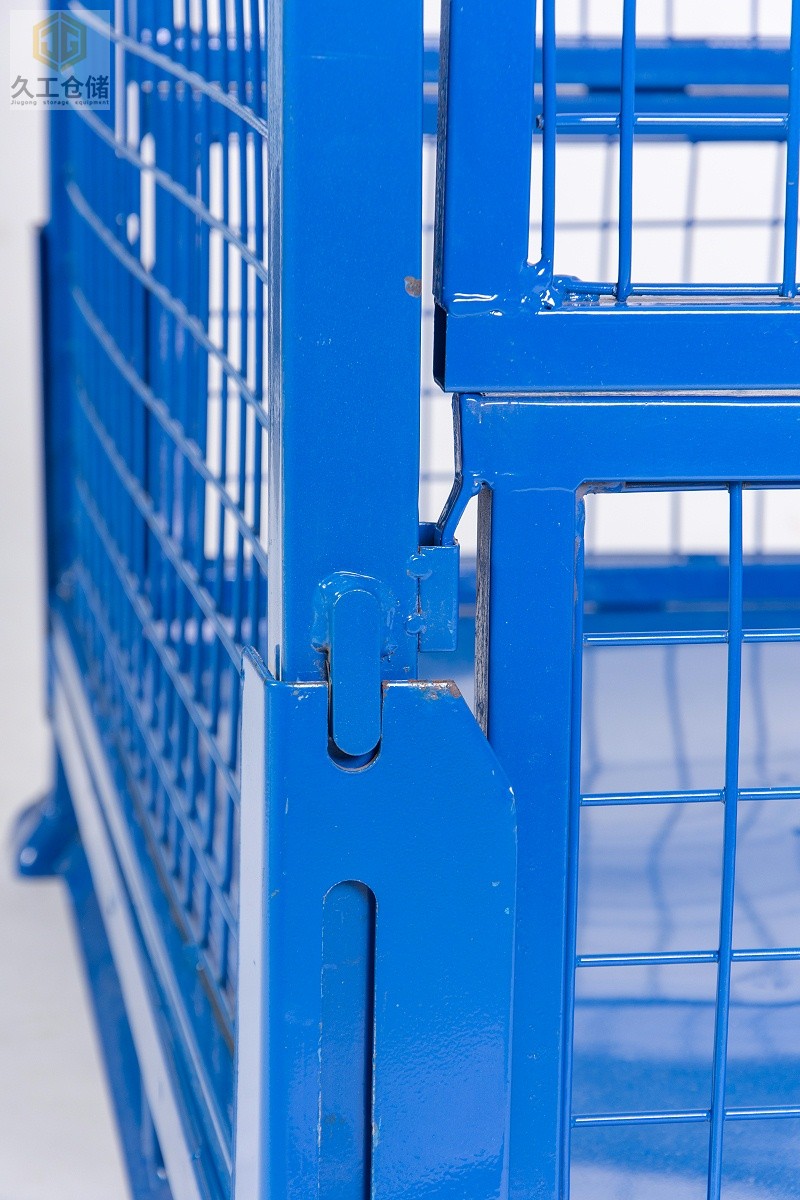 可折疊網(wǎng)箱，金屬周轉(zhuǎn)箱的特點?南京久工倉儲設(shè)備