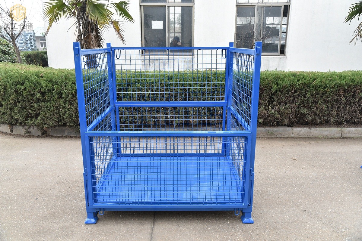 南京久工倉儲-金屬周轉(zhuǎn)箱-品類齊全支持定制，鋼制料箱特性有哪些？運用哪些行業(yè)？南京周轉(zhuǎn)箱廠家