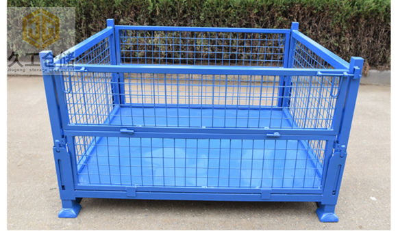 南京金屬周轉(zhuǎn)箱，鋼制料箱廠家-久工倉儲設(shè)備