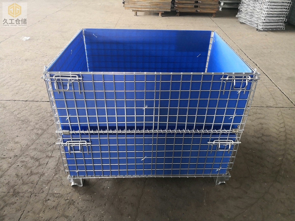 南京久工倉(cāng)儲(chǔ)設(shè)備-中空板倉(cāng)儲(chǔ)籠現(xiàn)場(chǎng)實(shí)拍，支持定制，南京倉(cāng)儲(chǔ)籠廠家直銷，一套也發(fā)！