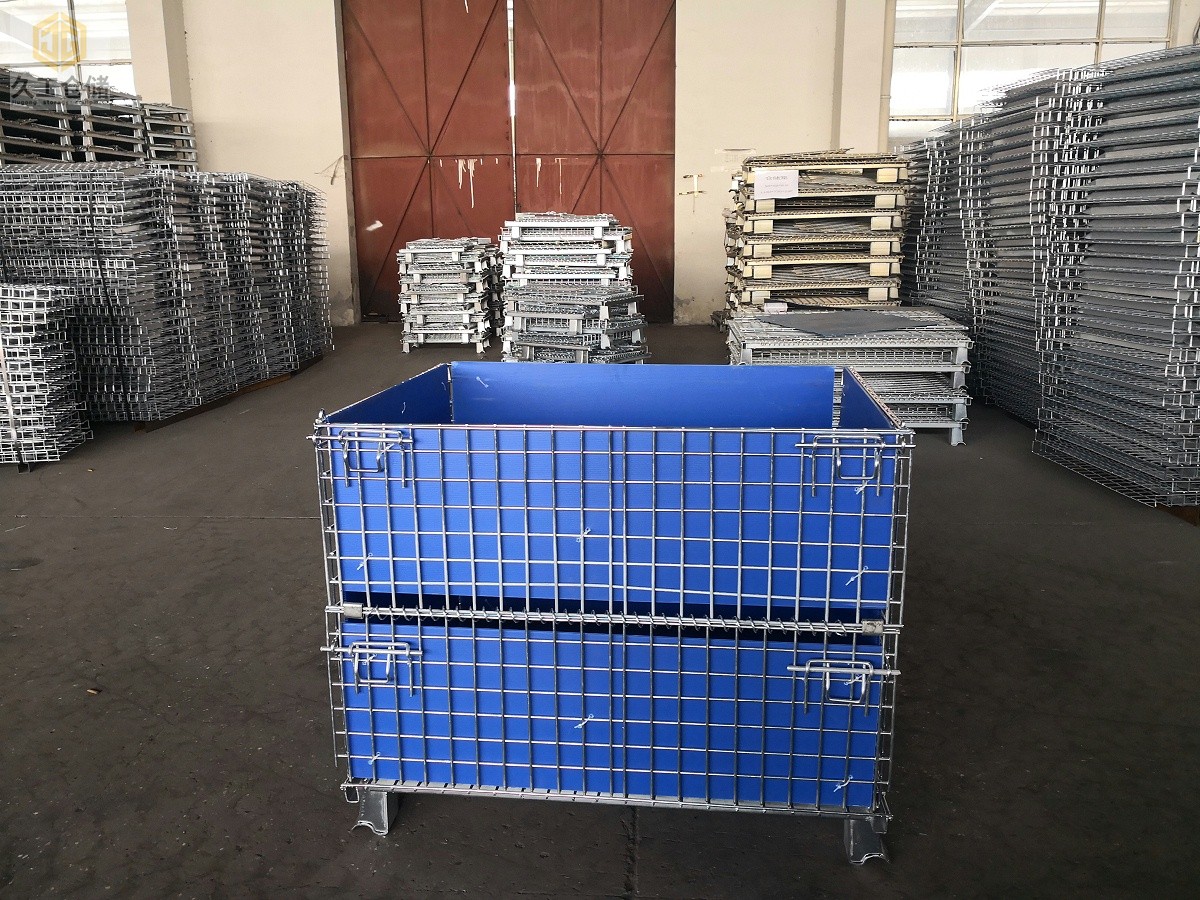 南京久工倉(cāng)儲(chǔ)設(shè)備-中空板倉(cāng)儲(chǔ)籠現(xiàn)場(chǎng)實(shí)拍，支持定制，南京倉(cāng)儲(chǔ)籠廠家直銷，一套也發(fā)！