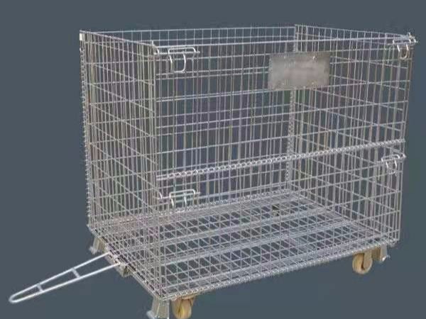 折疊式牽引腳輪倉(cāng)儲(chǔ)籠