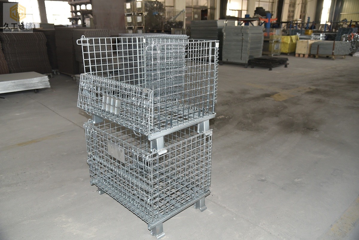 南京久工倉儲設(shè)備-堆垛式倉儲籠-折疊式倉儲籠-南京倉儲籠廠家-久工倉儲籠倉庫籠廠家支持定制！