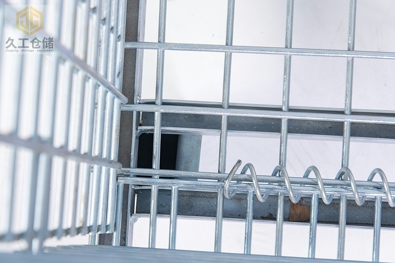 腳輪倉(cāng)儲(chǔ)籠細(xì)節(jié)展示，久工倉(cāng)儲(chǔ)設(shè)備
