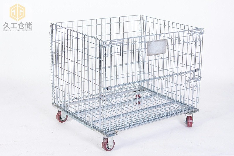 腳輪倉(cāng)儲(chǔ)籠細(xì)節(jié)展示，久工倉(cāng)儲(chǔ)設(shè)備