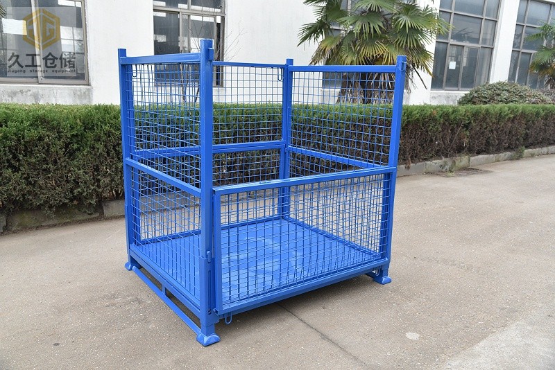 久工倉儲設(shè)備的金屬周轉(zhuǎn)箱，鋼制料箱特點(diǎn)是什么？南京周轉(zhuǎn)箱廠家
