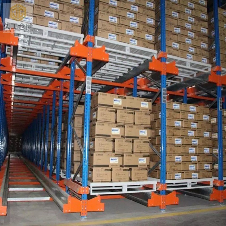 南京久工倉儲設(shè)備關(guān)于貫通式貨架介紹，貨架廠家，一起來了解看看！