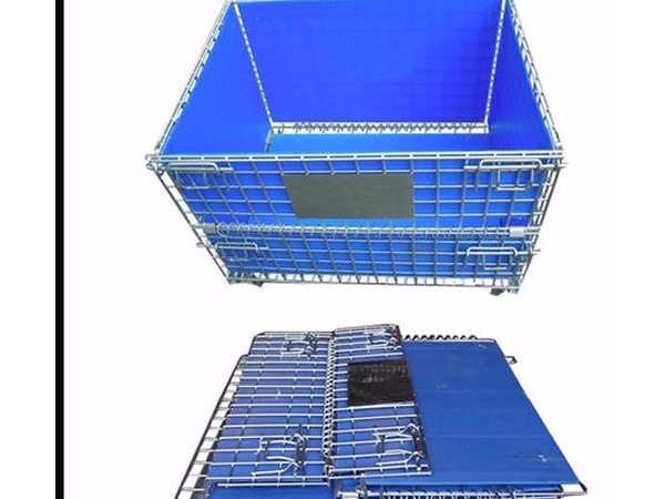 附加中空板折疊倉(cāng)庫(kù)籠