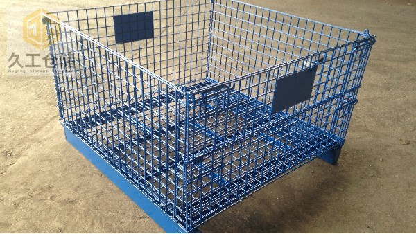 久工倉儲設備-上貨架倉儲籠-噴塑倉儲籠-矩管倉儲籠折疊式倉儲籠支持定制！南京倉儲籠廠家